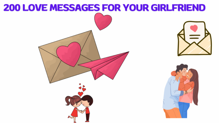 Love messages for girlfriend