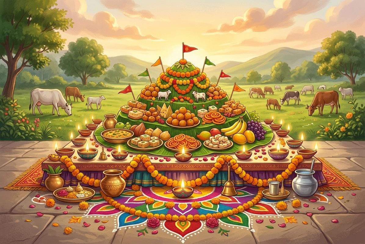 50+ Happy Govardhan Puja Wishes 2026: Messages, Quotes & WhatsApp Status